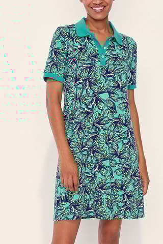 Vestido polo Aruna - Turquesa