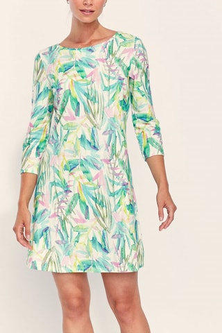 Vestido recto Miranda - Blanco