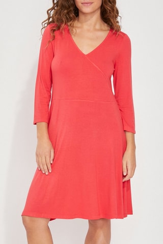 Vestido evasé Tallady - Rojo