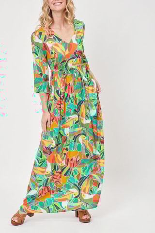 Vestido largo Quimpur - Verde