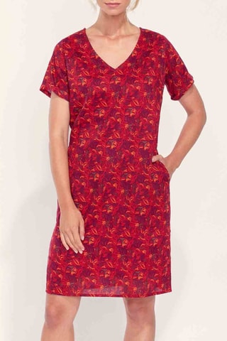 Vestido recto Jala - Rojo