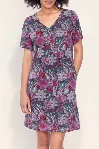 Vestido recto Jala - Violeta