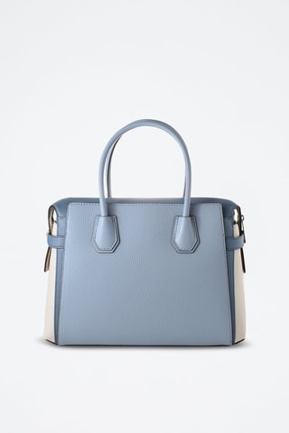 Leren Handtas - Hemelsblauw