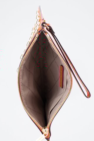 Leren Clutch - Oranje