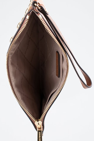 Leren Clutch - Camel