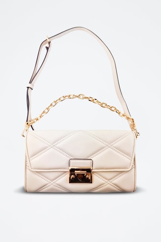 Leren Handtas - Beige