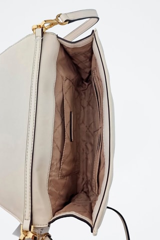 Leren Handtas - Beige