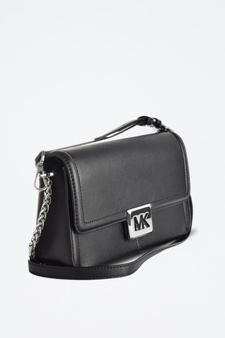 Leren Schoudertas Zwart