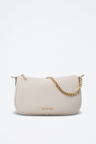 Leren Schoudertas - Rood Crèmekleurig