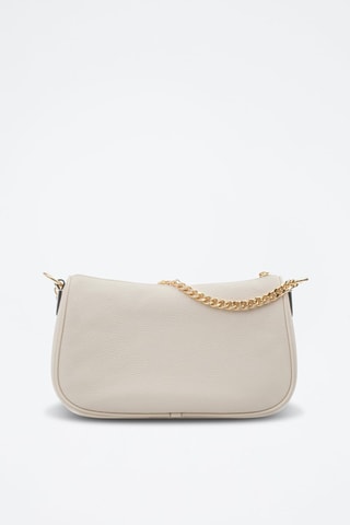 Leren Schoudertas - Rood Crèmekleurig