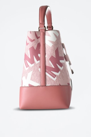 Leren Buideltas  Roze