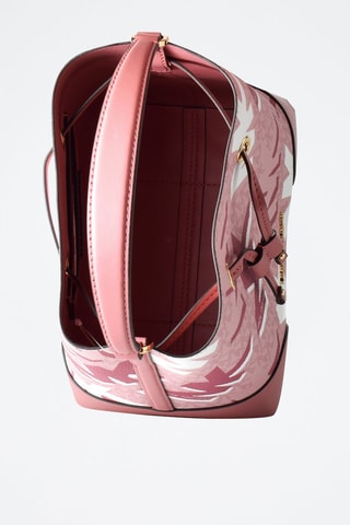 Leren Buideltas  Roze