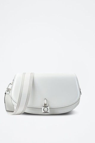 Leren Schoudertas -  Wit