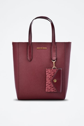 Leren Shopper - Bordeauxrood