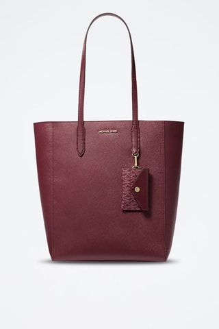 Leren Shopper - Bordeauxrood