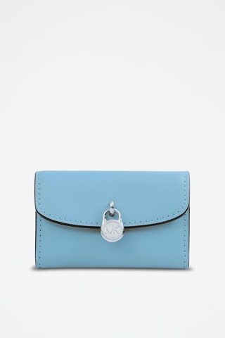 Leren Portefeuille - Hemelsblauw