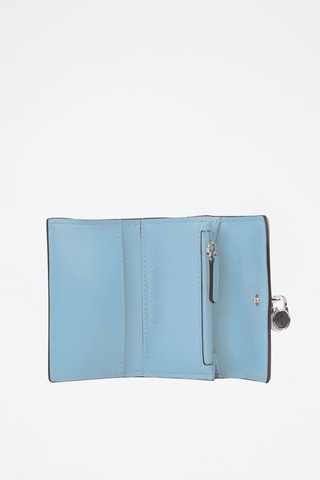 Leren Portefeuille - Hemelsblauw