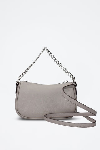 Leren Handtas - Grijs