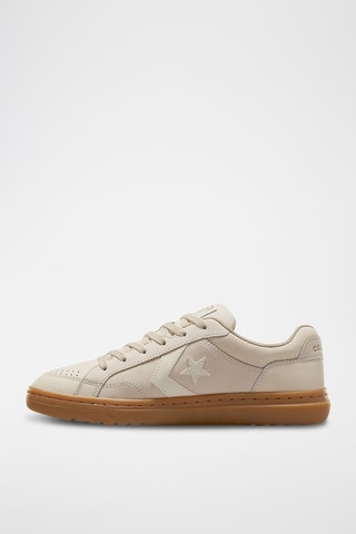 Sneakers de piel - Beige
