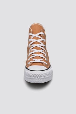 Sneakers de corte alto - Marrón