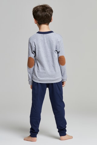 Pijama - Gris claro jaspeado