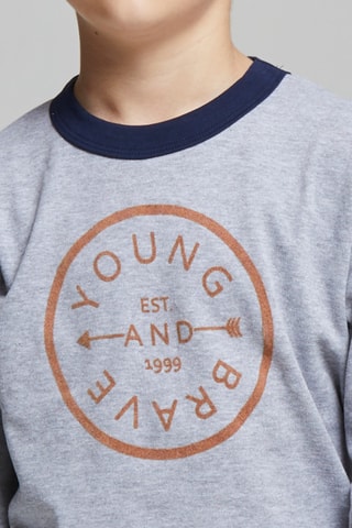 Pijama - Gris claro jaspeado