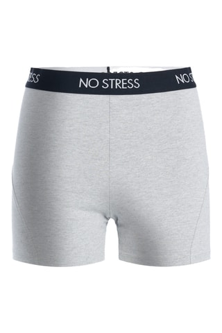 Mallas de tiro alto - Gris claro jaspeado