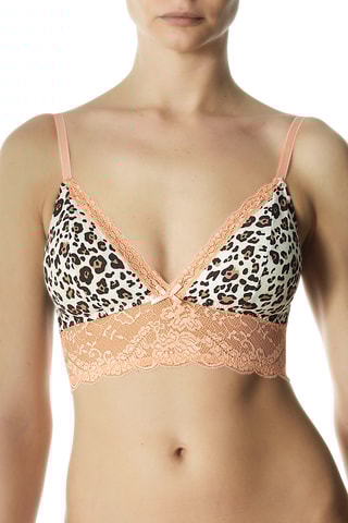 Sujetador - Rosa viejo y blanco