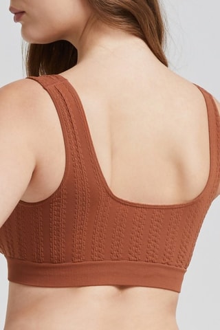 Sujetador deportivo - Marrón