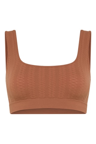 Sujetador deportivo - Marrón