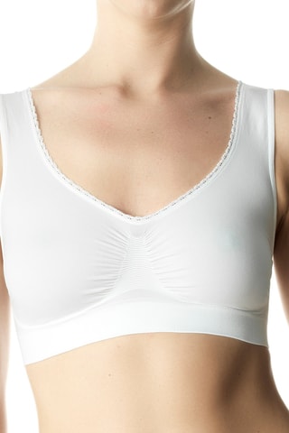 Sujetador deportivo - Blanco