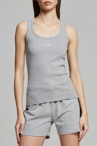 Camiseta de tirantes - Gris jaspeado