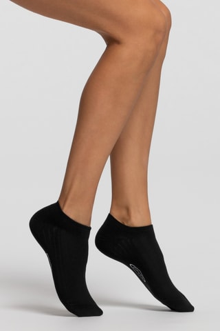 3 pares de calcetines cortos - Negro