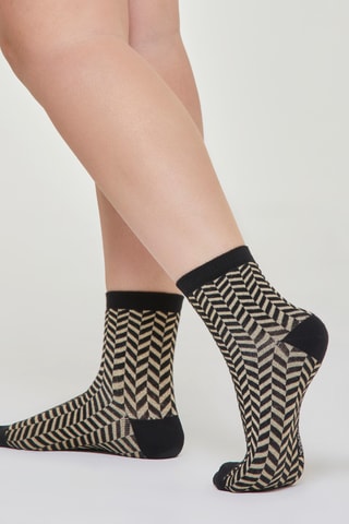 Calcetines - Crudo y negro