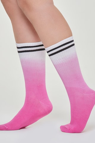Calcetines dip-dye - Fucsia