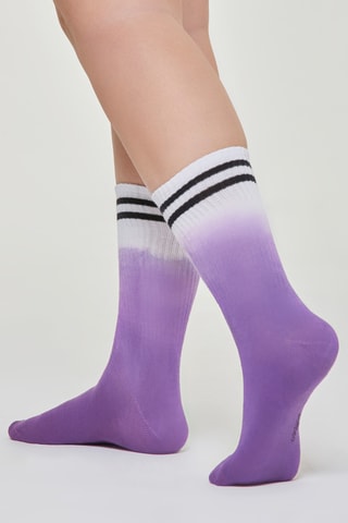 Calcetines dip-dye - Violeta