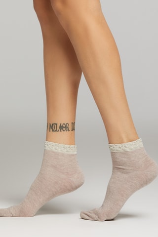 Calcetines - Beige jaspeado