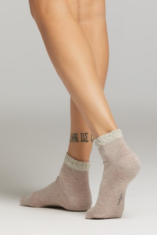 Calcetines - Beige jaspeado