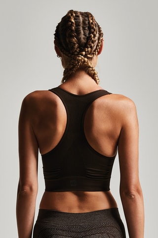 Sujetador deportivo - Marrón 