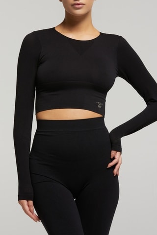 Crop top - Negro