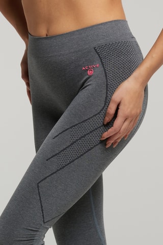 Leggings deportivos - Gris y negro