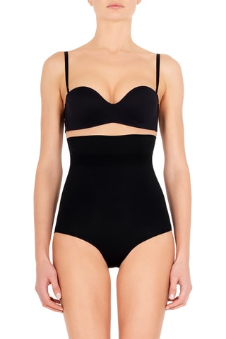 Braga moldeadora de talle alto - Negro