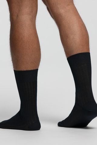 Calcetines de hilo de Escocia - Azul marino