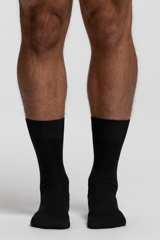 Calcetines de hilo de Escocia - Negro