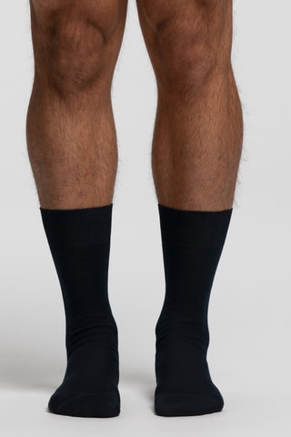 Calcetines de hilo de Escocia - Azul marino