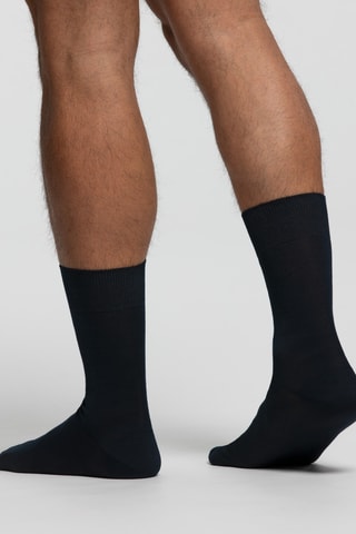 Calcetines de hilo de Escocia - Azul marino