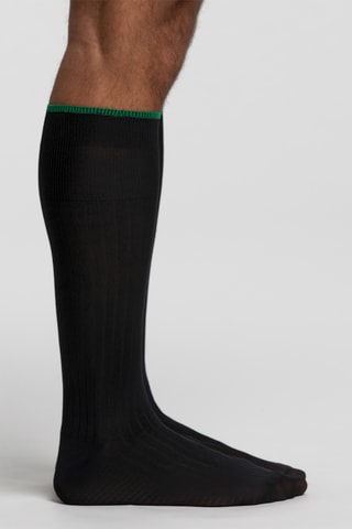 Calcetines altos antideslizantes - Negro