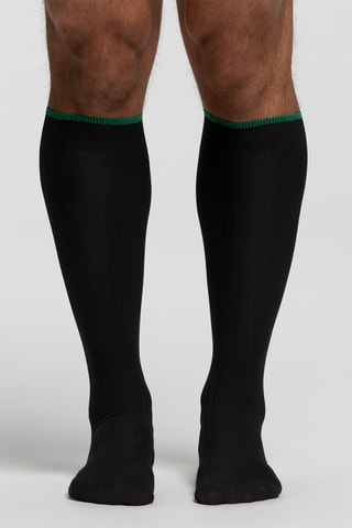 Calcetines altos antideslizantes - Negro