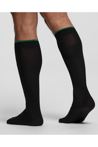 Calcetines altos antideslizantes - Negro