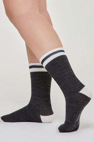Calcetines - Antracita jaspeado
